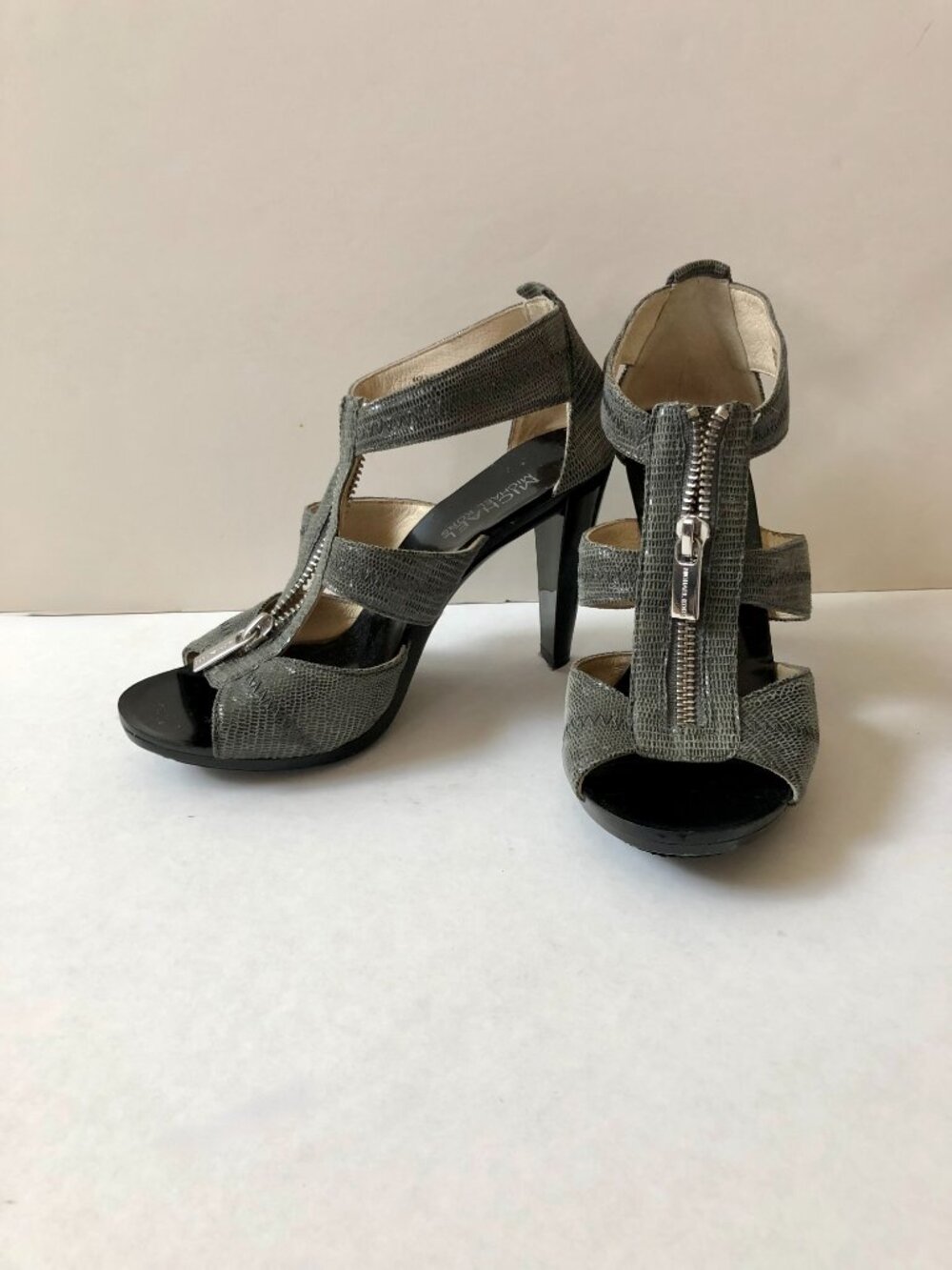 Michael Kors heels with zipper